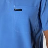 Members Only Men's Manchester V-Neck Scrub Top With Waist & Sleeve Pockets - 3 of 4