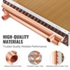 VEVOR Heat Exchanger Water to Air, 20"x 20" with 3-Row 3/8" Copper Ports, 242 Aluminum Fins Heat Exchanger, Residential Heating and Cooling, Brown - 3 of 4