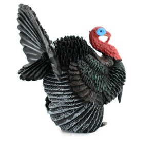 Collectible Wildlife Gifts | Bird, Turkey. Museum Quality, Hand Painted, Rubber, Realistic Toy Figure, Model, Gift,       3 1/2"     CH340 BB134 - 1 of 4