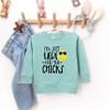 The Juniper Shop I'm Just Here For The Chicks Toddler Graphic Sweatshirt - 2 of 2
