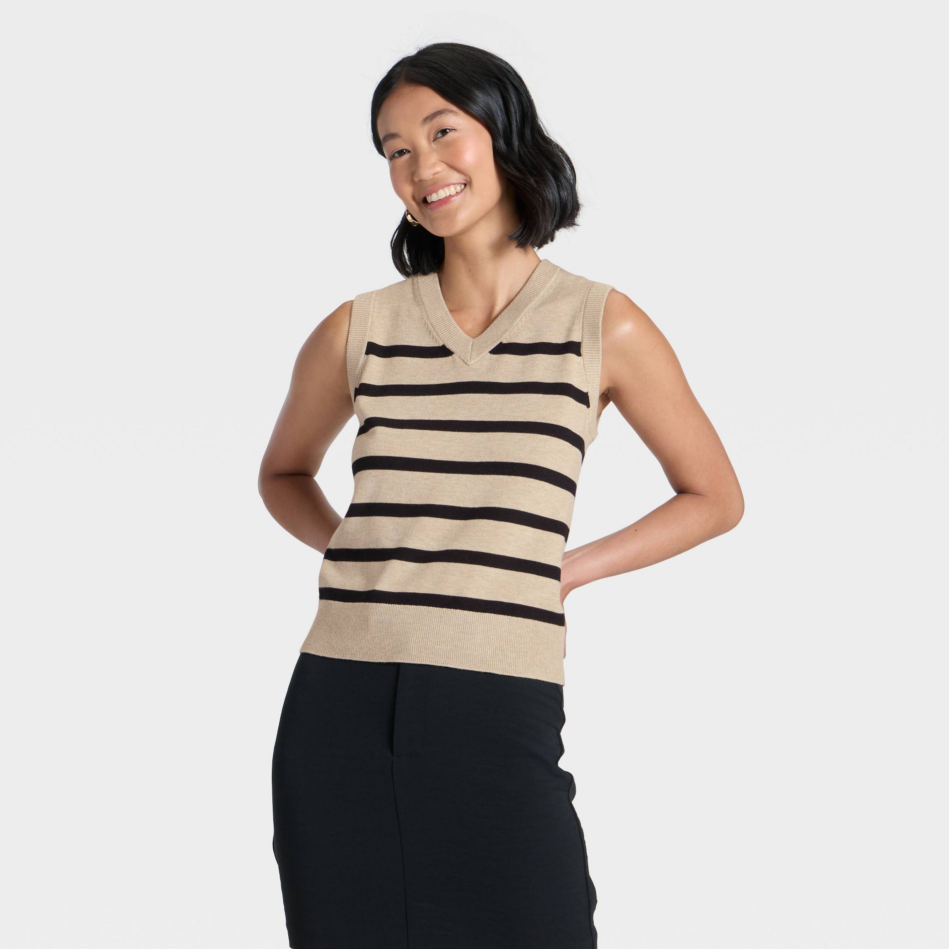 Women's V-Neck Sweater Vest - A New Day™