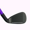 Lag Shot 7 Iron Golf Club Swing Trainer Stick for Right Handed Women, Purple - 4 of 4