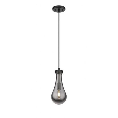 Owego - 1 Light Pendant In Art Deco Style-12.13 Inches Tall and 5.13 Inches Wide