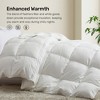 Peace Nest Heavyweight Extra Warmth White Goose Feather Down Fiber Duvet Comforter Insert - 3 of 4
