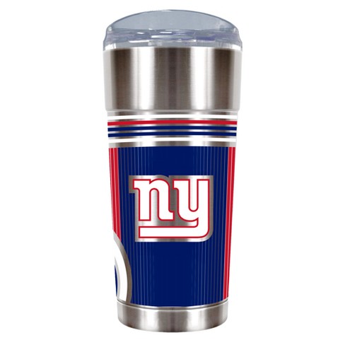 Nfl New York Giants 24oz Draft Tumbler With Chrome Finish : Target