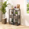Costway 1/2 Pack 3 Tier Tall Metal Plant Stand Indoor Plant Table with Drawer Anti-tipping Devices - 2 of 4