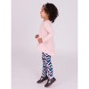 RuffleButts Toddler Girls Ruched Bow Leggings - 4 of 4