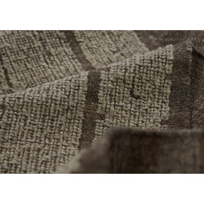 Handwoven Blue Wool Rectangular Area Rug 2' x 3'