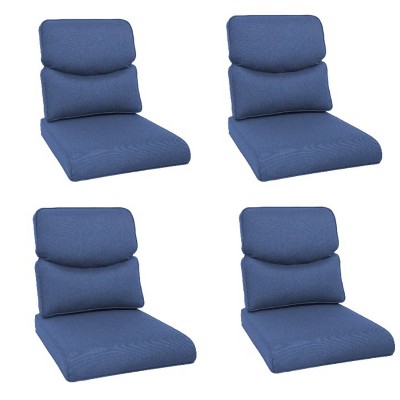 Buenhomino Deep Seat Outdoor Cushion Set 25"x22",Bench Outdoor Chair Cushion, Outdoor High Back Chair Cushion Seat Pad for Patio Furniture