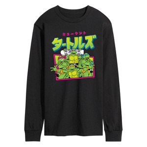 Men's - Teenage Muntant Ninja Turtles - Kanji Long Sleeve Graphic T-Shirt - 1 of 3