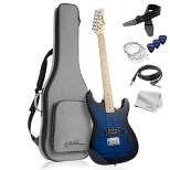 Ashthorpe 39-Inch Electric Guitar with Humbucker Pickup, Full-Size Guitar Kit with Gig Bag and Accessories