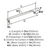 Amerock Coble Appliance Pull for Large Panels and Oversized Cabinets - 3 of 4