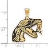 Black Bow Jewelry 14k Yellow Gold Plated Sterling Silver Florida A&M Rattlers NCAA Large Pendant - 2 of 3