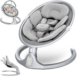 BabyBond Baby Swings for Infants with 10 Preset Lullabies, 5 Point Harness Belt, 5 Speeds and Remote Control - 1 of 4