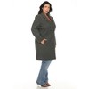 White Mark Plus Size Classic Walker Coat - 2 of 4