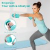 4-in-1 Adjustable Dumbbell Set, for Women with Soft TPU Handle, Free Weights for Home Gym Exercise - 4 of 4