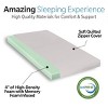 Syemin Camping Sleeping Pads 4" Memory Ultralight Camping Mat, Portable Roll up Mattress, Floor Mattress Guest Bed, Camping Pads, Gray, 75"*30"*4" - 4 of 4