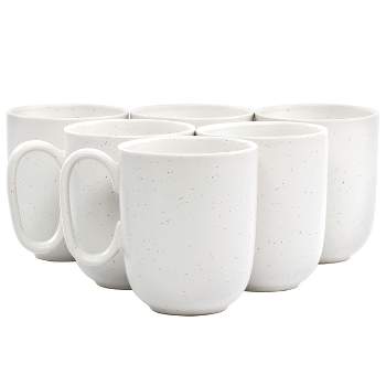 Gibson Our Table Simply White Fine Ceramic 6 Piece Espresso Demi Cup And  Saucer Set In White : Target