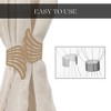 Evideco French Home Goods Metal Wings Curtain Tieback – Elegant and Durable Design - 4 of 4