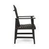 NicBex Outdoor Dining Chairs Set of 2 Modern Weatherproof Acacia Wood Frame,Suitable for Patio,Garden - 4 of 4