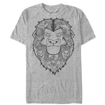 Men's Lion King Mufasa Decorative Mane T-Shirt