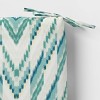 20"x18" Printed DuraSeason Fabric™ Hoxie Outdoor Chair Seat Cushion Blue - Threshold™ - 3 of 4