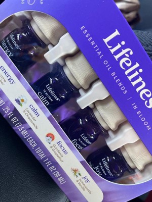 4pk Essential Oil Blends In Bloom - Lifelines : Target