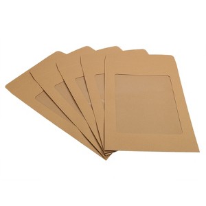 Unique Bargains Mailing Photo Single-Sided Full Face Window Envelopes 10 Pcs - 1 of 4