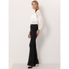 INSPIRE CHIC Women's See Through Mock Neck Long Sleeve Floral Lace Blouse - 2 of 4