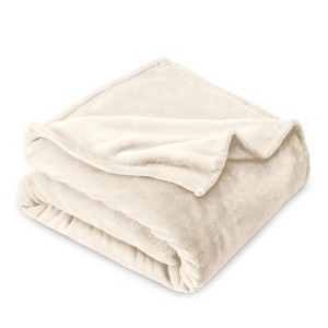 Microplush Fleece Bed Blanket by Bare Home - 1 of 4