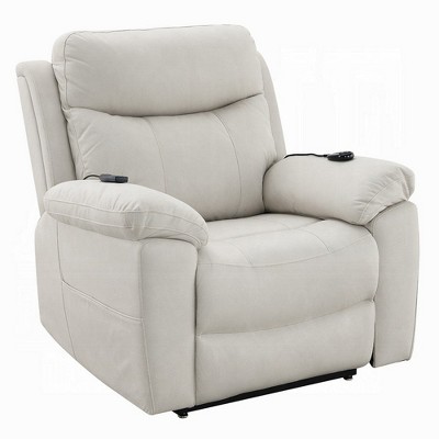 Royal Hampton Power Motion Lift and Recliner Chair with Heated Massage, Ivory