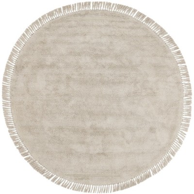 Easy Care ECR217 Handmade Woven Area Rug - Green - 6'-0" x 6'-0" Round - Safavieh