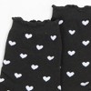 Anna-Kaci Women's Ankle Socks with Allover Heart Print and Soft Ribbed Cuff Trim - 3 of 4