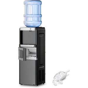 ZAFRO 3-in-1 Water Cooler with Ice Maker, Hot & Cold Top Loading, Water Dispenser for 5 Gallon Bottle, 33LBS/24H Ice Maker - 1 of 4