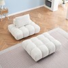 30 inches long, Teddy Sofa Fabric, with spacious and comfortable seat, for Apartment Office Living Room -Beige - 2 of 4
