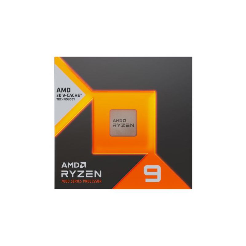 AMD Ryzen 9 7900X3D Gaming Processor - 12 Core & 24 Threads - 5.60 GHz Max Boost Clock - 128 MB L3 Cache - Integrated AMD Radeon Graphics, 1 of 5