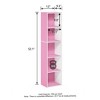 HOMLUX 5-Tier Cube Bookcase Bookshelf Storage Organizer Living Room, Bedroom, Kids Room - 3 of 4