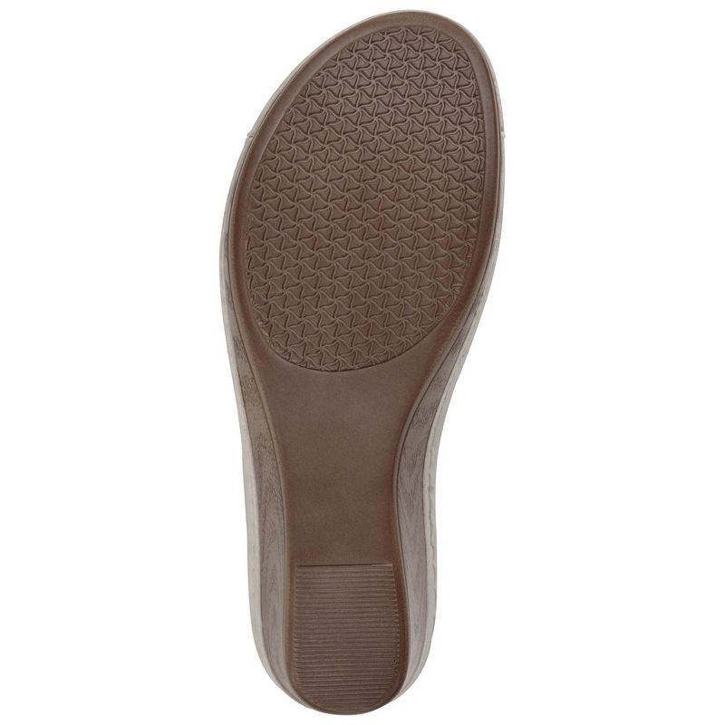 GC Shoes Naples Flower Comfort Slide Wedge Sandals, 5 of 6