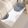 Contemporary Abstract Machine Washable Geometric Aesthetic Area Rugs Non Slip Thin Low Pile Rugs for Living Room Bedroom - 3 of 4