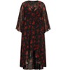 Women's Plus Size Julissa Print Maxi Dress - berry | CITY CHIC - image 4 of 4