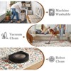Lahome GST Intricate Floral Abundance Short Pile Velvet Rectangular Indoor Area Rug - 4 of 4