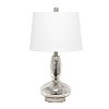 Glass Dollop Mercury Table Lamp with Fabric Shade - Lalia Home - 3 of 4