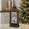 13 Inch Christmas Village Scene Lantern with LED Light - 2 of 2