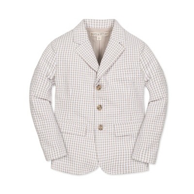 Hope & Henry Boys' Organic Classic Seersucker Suit Jacket, Kids
