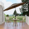 homfan 9Ft Patio Umbrella - 8 Sturdy Ribs Outdoor Table Umbrella with Crank Lift & Push Button Tilt - Market Umbrella for Pool, Deck, Yard, Garden - 2 of 4
