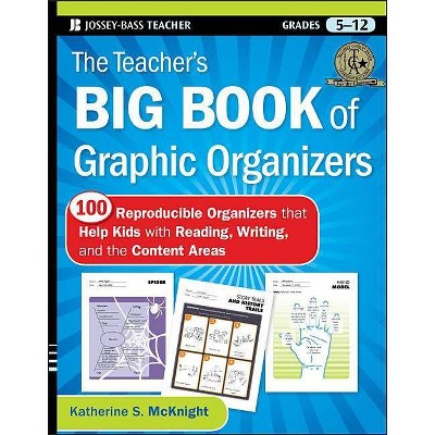 The Teacher's Big Book of Graphic Organizers, Grades 5-12 - (Jossey-Bass Teacher) by  Katherine S McKnight (Paperback)