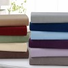 Heavyweight Flannel Solid Flat Sheet - Tribeca Living - 2 of 2