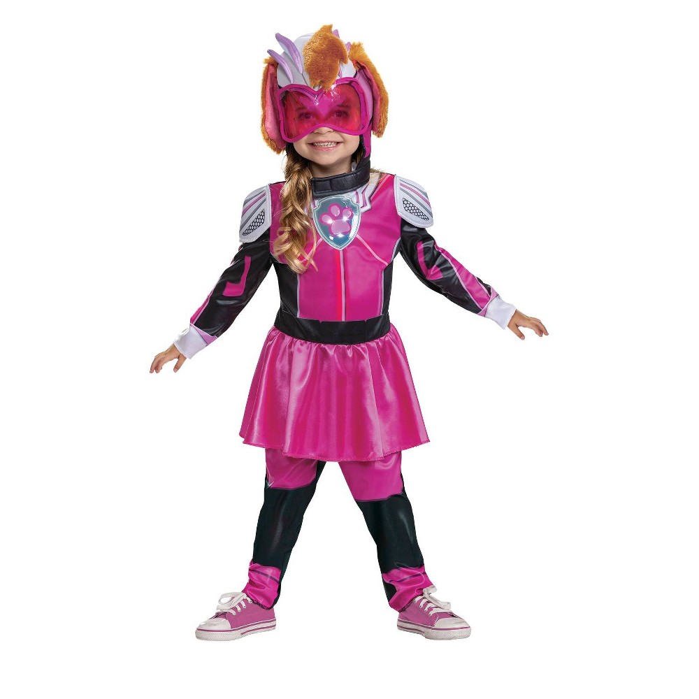 Toddler PAW Patrol Skye Light Up Halloween Costume Dress with Headpiece 4-6x