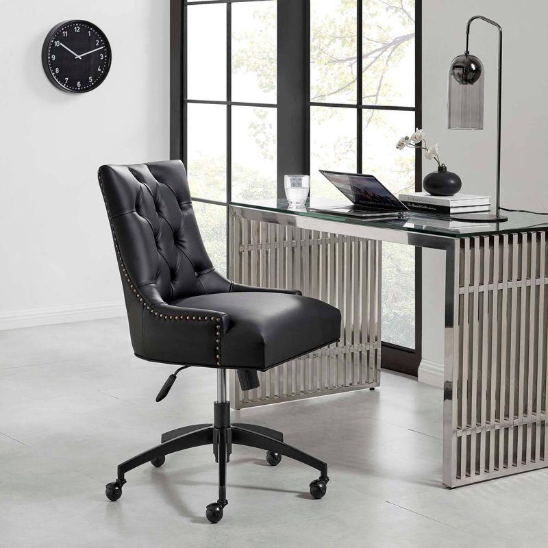 Modway Regent Tufted Vegan Leather Office Chair, 3 of 4
