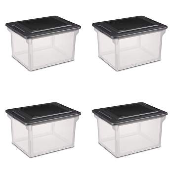 Sterilite Convenient Home 3-Tiered Stacking Carry Storage Box, Clear (12  Pack), 1 Piece - Fry's Food Stores